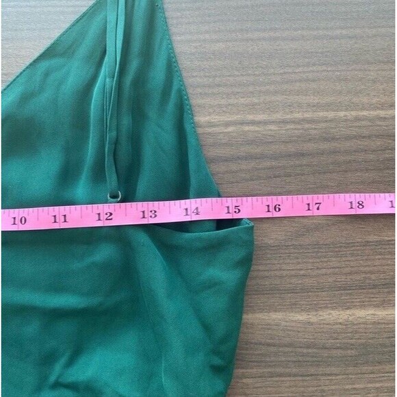 3.1 Phillip Lim Slip Dress 8 Silk Emerald Green Beaded 20’s Holiday Regal Glam - Picture 11 of 15